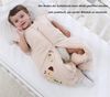 Chilsuessy Baby Winter Schlafsack mit Füßen und abnehmbar Langarm Pyjamas aus Bio Baumwolle kleine Kinder Schlafsack für Baby 1 bis 7 Jahre (M/Koerpergroesse 95-105cm, Giraffe/3. 5 Tog Verdickt) Bild 4