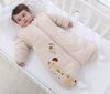 Chilsuessy Baby Winter Schlafsack mit Füßen und abnehmbar Langarm Pyjamas aus Bio Baumwolle kleine Kinder Schlafsack für Baby 1 bis 7 Jahre (M/Koerpergroesse 95-105cm, Giraffe/3. 5 Tog Verdickt) Bild 2