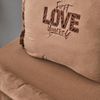 Karaca Home Bettwäsche Karaca Motto Beige 135X200 cm Baumwolle Comfort Schlafset Bild 5