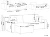 Schlafsofa ABACKA Beige Cord Rechtsseitig Bild 3