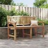 vidaXL Gartenbank 149,5x60x90 cm Massivholz Teak 364409 Bild 2