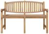 vidaXL Gartenbank 149,5x60x90 cm Massivholz Teak 364409 Bild 4