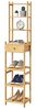 Standregal Siilinjärvi aus Bambus 163 x 33 x 28 cm bis 5 kg Natur [en. casa] Bild 4