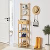 Standregal Siilinjärvi aus Bambus 163 x 33 x 28 cm bis 5 kg Natur [en. casa] Bild 3