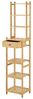 Standregal Siilinjärvi aus Bambus 163 x 33 x 28 cm bis 5 kg Natur [en. casa] Bild 5