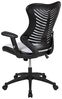 Flash Furniture High Back Designer White Mesh Executive Swivel Ergonomic Office Chair with Adjustable Arms, 25.75"W x 25"D x 39" - 42.75"H Bild 5