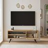 Dmora Mobile Porta TV Nunk, Credenza da soggiorno, Armadio Basso per TV, Base parete attrezzata, 110x40h44 cm, Quercia Bild 4