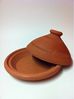Marrakesch Orient & Mediterran Interior Dampfgartopf 2er Set, ORIGINAL Tajine Tuareg 35cm + Nord-Afrikanische Küche Buch, (2-tlg), Handarbeit Bild 4