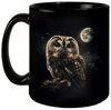 speecheese Tasse Eule im Mondschein Tasse schwarz in Schwarz Bild 2