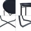 Tabletttisch Sandefjord Stahl 53x40 cm Schwarz [en. casa] Bild 5