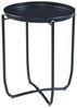 Tabletttisch Sandefjord Stahl 53x40 cm Schwarz [en. casa] Bild 3