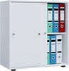 VCM Büroschrank Lona 919444 Weiß / Honig-Eiche B. 70 x H. 73 x T. 37 cm Bild 1