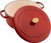 Ballarini 'Bellamonte' Cocotte, Gusseisentopf mit Deckel, Rot Rund 3 Bild 2