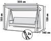 TrendLine Schutzhülle Basic Hollywoodschaukel 225x145x155 cm Abdeckung Hülle Bild 2