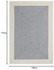 Northrugs Trenzado In- & Outdoor Teppich Wetterfest – Pflegeleicht Handmade-Look für Innen und Außen Gewebter Outdoorteppich Läufer für Balkon, Terrasse, Wohnzimmer, Garten – Grau Creme, 120x170 Bild 2