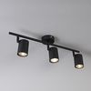 Qazqa LED Aufbaustrahler Jeana, ohne Leuchtmittel, Warmweiß, QAZQA Aufbau­spot, gu10, Schwarz, Stahl, Modern Bild 3