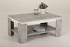 Couchtisch >TIM II< in beton/weiß aus Holzwerkstoff - 90x40x60cm (BxHxT) Bild 3