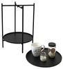 H&S Collection Beistelltisch Metall 50,5 cm Schwarz Bild 4