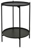 H&S Collection Beistelltisch Metall 50,5 cm Schwarz Bild 3