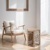 Marrakesch Orient & Mediterran Interior Beistelltisch Boho Deko Beistelltisch Hocker Blumenhocker Anula (1-St), Handarbeit Bild 5