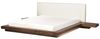 Bett mit LED ZEN 180 x 200 cm LED Kunstleder Braun Bild 5