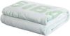 Sansibar 'Sylt' Wohndecke im Hochtief Design, Mikrofaserfleece offwhite / light green, 150x200 cm Bild 2