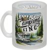 speecheese Tasse Camping King mit Wohnmobil Glas Tasse Bild 2