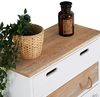 CARO-Möbel Kommode SALVA, Schubladenschrank mit 4 Schubladen Vintage Shabby Chic weiß Bild 5