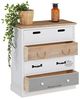 CARO-Möbel Kommode SALVA, Schubladenschrank mit 4 Schubladen Vintage Shabby Chic weiß Bild 4