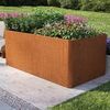 PRIMEYARD Cortenstahl Hochbeet Mario 200x107x80 cm, Rost-Optik Bild 2