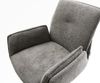 Barstuhl Nela-Flex Bouclé Soft Schlamm Drehfuß höhenverstellbar Metall Weiß Bild 5