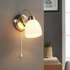 Lindby Wandleuchte Mael, Glas Bronze IP20, 1 x 40 W Bild 2