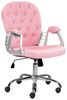 Bürostuhl Kunstleder Rosa PRINCESS Bild 4