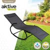 Aktive 61061 - Outdoor Schaukelgartenliege mit Auflage | Maße 60 x 172 x 75 cm | Kapazität 1 Person, widerstandsfähig mit UV50-Schutz | Gartenhängemattenliege | Gartenmöbel für den Außenbereich Bild 4