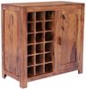 Barschrank Kali 90x90x45 aus indischem Sheesham-Massivholz Bild 3