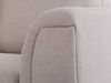 Ecksofa Polsterbezug beige rechtsseitig mit Ottomane OSLO Bild 5