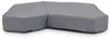 IDIMEX Gartensofa CALABRIA, Gartenlounge gepolstert mit Kissen und Abdeckhaube wetterfest beige Bild 4