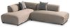 IDIMEX Gartensofa CALABRIA, Gartenlounge gepolstert mit Kissen und Abdeckhaube wetterfest beige Bild 3