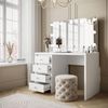 Lookway Schminktisch GLAMOUR ELITE mit Spiegel Bild 3