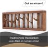 DESIGN DELIGHTS Wandgarderobe WANDGARDEROBE AST-HAKEN, 82x22cm, Altholz, Shabby Chic Kleiderhaken Bild 5