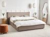 Wasserbett Kunstleinen LESTRE 160 x 200 cm Taupe Bild 2