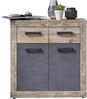 Sideboard Kommode Tailor | Matera grau / Shabby Old Used Wood | 83x86 cm Bild 4