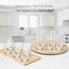 KONZEPT Gläser-Set 12 Teilig, 6er Longdrinkgläser 400ml und 6 er Trinkgläser 300ml, 12-tlg, Wassergläser Set, Ideal für Saft, Cocktails, Longdrinks, Eiskaffee Bild 5