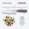 Böker Core Santoku Kochmesser mit Kullen Braun Bild 5