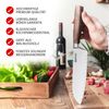 Böker Core Santoku Kochmesser mit Kullen Braun Bild 2