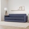 Atlantic Home Collection Kelly Schlafsofa mit Taschenfederkern und praktischem Topper, blau, 226 x 86 x 78 cm (BxTxH) Bild 2