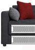 Atlantic Home Collection Kelly Schlafsofa mit Taschenfederkern und praktischem Topper, blau, 226 x 86 x 78 cm (BxTxH) Bild 5