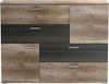 Forte 'Skive' Kommode, Holzwerkstoff Eiche Antik, 95,9 x 41,3 x 124,9 cm Bild 2