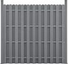 WPC Gartenzaun 185x193 cm Grau [neu. holz] Bild 2