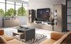 Lomadox Wohnzimmer-Set SELCE-83, (Mega-Spar-Set, 4-St, Vitrine Wohnwand Couchtisch Sideboard), in beige mit anthrazit, modern, 4-teilig Bild 1